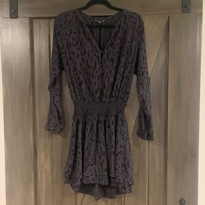 Rails Zana Long Sleeve Mini Popover Dress-Medium